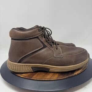 Orthofeet Highline 484 Brown Leather Boots Men's Size 13 Wide EE